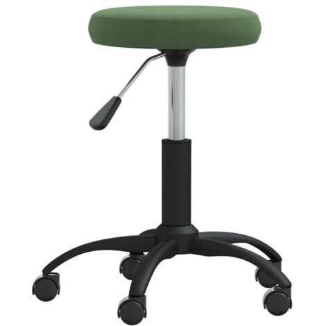 Tabouret，Repose-pied，Pouf de massage Velours Vert foncé CFW644604 (1/5)