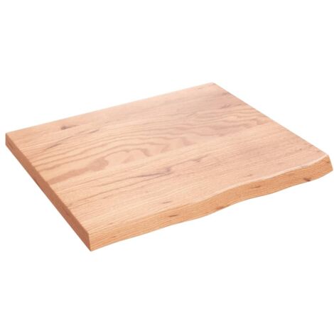 Comptoir de salle de bain,Meuble de salle de bain marron 60x50x(2-4) cm bois traité CFW50686 (1/5)
