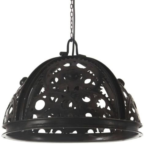 Plafonnier,Lampe industriel en forme de roue dentée 45 cm E27 CFW26511 (1/5)