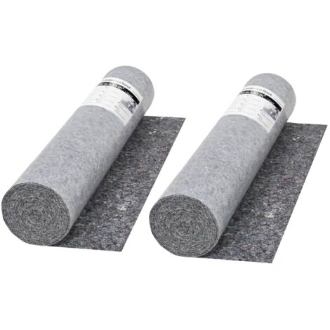 Bâche de protection,Toile de protection,Bâche universelle contre peinture 2 pcs 50 m 280 g/m² Gris CFW56968 (1/5)