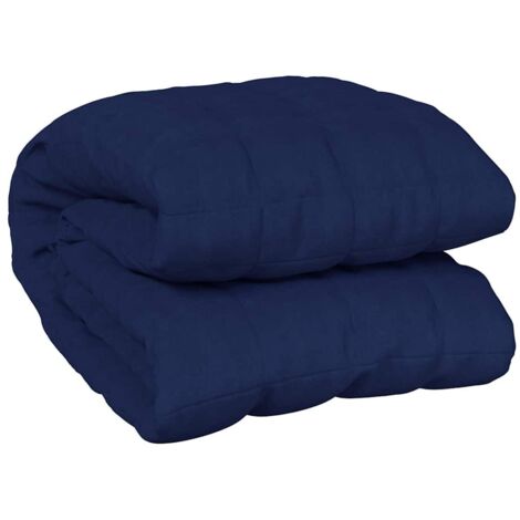 Couverture lestée,Couverture pondérée Bleu 235x290 cm 11 kg Tissu CFW69271 (1/5)