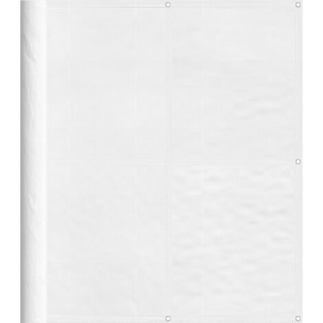 Écran de balcon,Brise Vue de terrasse,Toile de Balcon blanc 120x800 cm 100% polyester oxford CFW573958 (1/5)