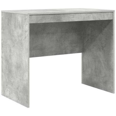 Bureau,Table de travail,Secrétaire ordi Gris béton Panneau MDF 90 x 50 x 76 cm Bureau,Table de travail,Secrétaire ordi CFW62157 (1/5)