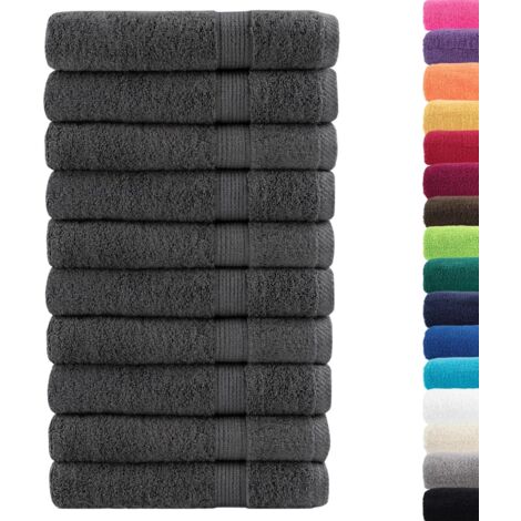 Serviettes de qualité supérieure SOLUND 10 pcs anthracite CFW699844 (1/5)