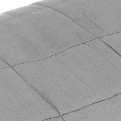Couverture Lestée Adulte 6 Kg 140x200 Cm Crème Clair - Couette Lourde Pondérée En Coton