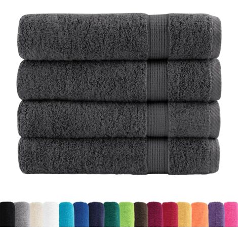 Serviettes de bain de qualité supérieure SOLUND 4 pcs,Serviette de douche CFW121285 (1/5)