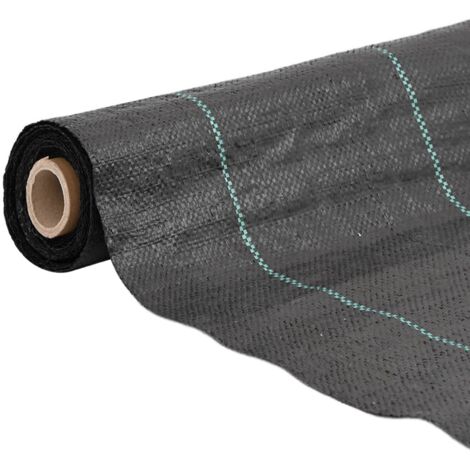Membrane anti-mauvaises herbes,Film de protection noir 2x150 m PP CFW317532 (1/5)