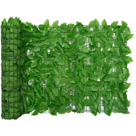 Écran de balcon,Brise Vue de terrasse,Toile de Balcon avec feuilles vert 200x75 cm CFW261822 (1/5)