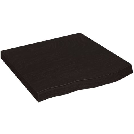 Comptoir de salle de bain,Meuble de salle de bain marron foncé bois massif traité CFW50810 (1/5)