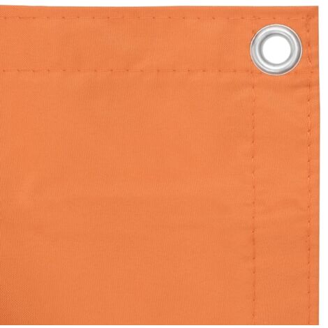 Écran de balcon,Brise Vue de terrasse,Toile de Balcon Orange 120x600 cm Tissu Oxford CFW573850 (1/5)