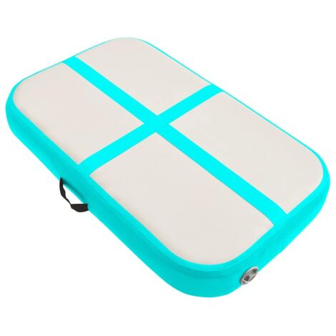 Tapis Salon,Tapis Chambre,Tapis gonflable de gymnastique avec pompe 60x100x20 cm PVC Vert CFW65672 (1/5)