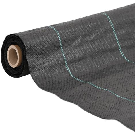 Membrane anti-mauvaises herbes,Film de protection noir 4x50 m PP CFW517131 (1/5)