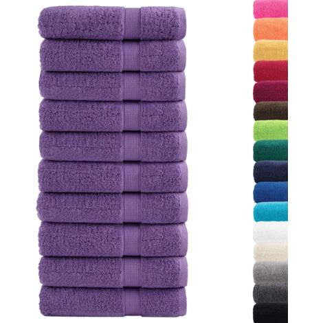 Serviettes de bain de qualité supérieure SOLUND 10 pcs,Serviette de douche 600g/m² CFW800756 (1/5)