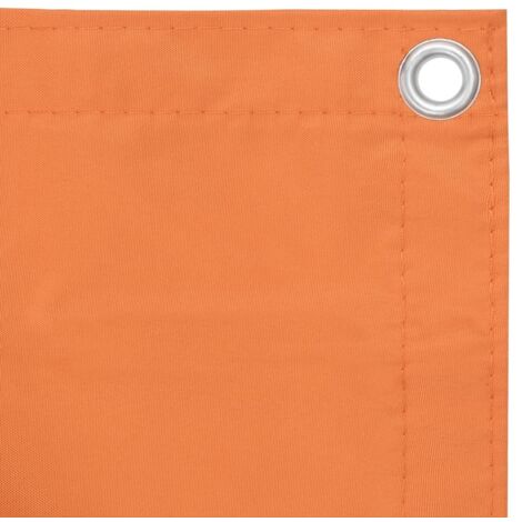 Écran de balcon,Brise Vue de terrasse,Toile de Balcon Orange 90x600 cm Tissu Oxford CFW621414 (1/5)