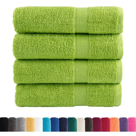 Serviettes de bain de qualité supérieure SOLUND 4 pcs，Serviette de douche 600g/m² CFW185717