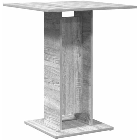 Table de bistro,Table de Cuisine,Table Haute Sonoma gris 60x60x75 cm Bois d'ingénierie CFW844598 (1/5)