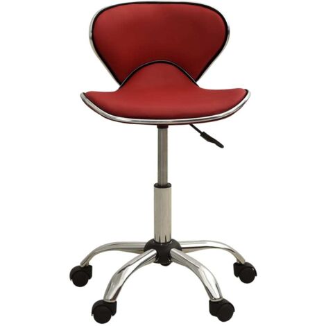 Tabouret,Repose-pied,Pouf de salon et spa Rouge bordeaux Similicuir CFW876283 (1/5)