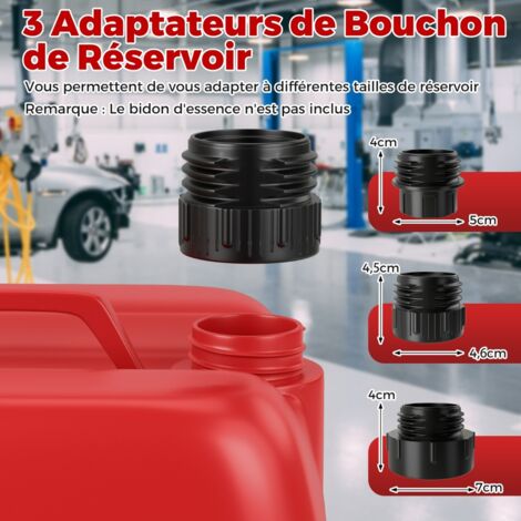 COSTWAY Pompe De Transfert Carburant USB/Batterie 14 LPM Avec Auto-Stop - Essence Diesel