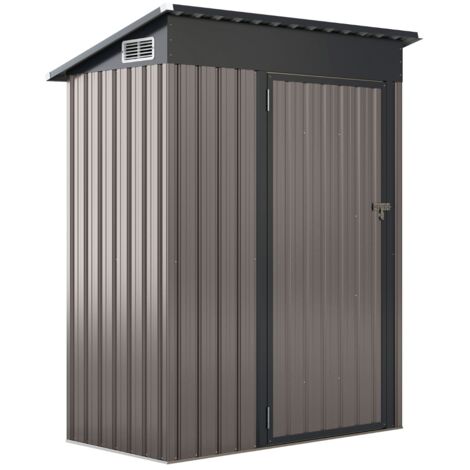 Abri De Rangement Extérieur 5x3 Pieds - Toit Pente - Porte Verrouillable - Neuf