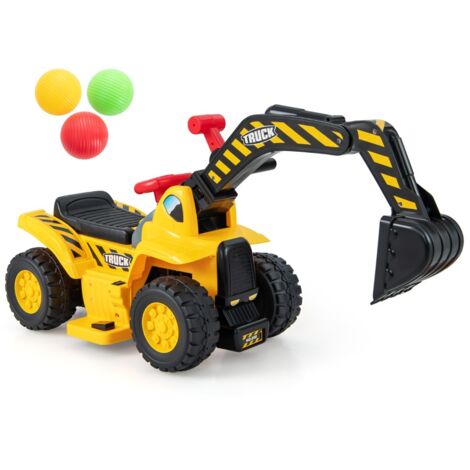 Chargeur Tractopelle BRUDER FR130 - Pelle articulée - Pour enfant de 3