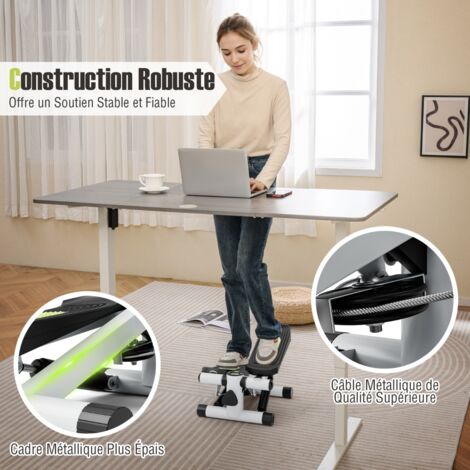 Appareil Fitness Jambes Bras 150kg Mini Stepper Fitness Avec Bandes Résistance - Appareil Entraînement Maison Jusqu'à 150 Kg Stepper Mini