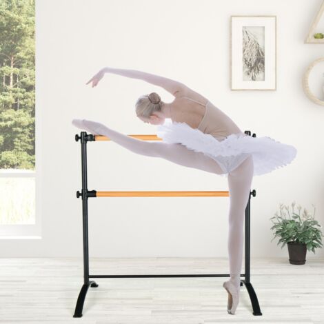 Costway Barre De Danse Classique Double Autoportante 120 Cm Hauteur