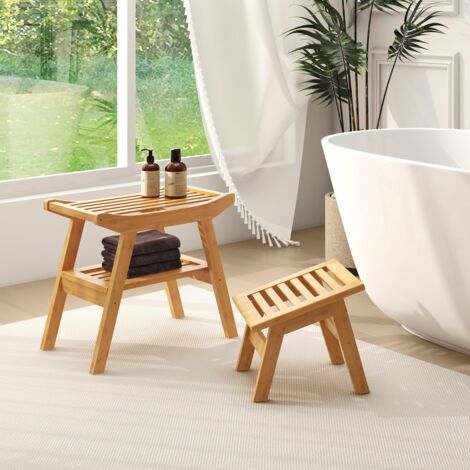 Winston Porter Banc de douche en bambou l 18,98 po Nathalie et Winston Porter Banc de douche en bambou l 18,98 po Nathalie et