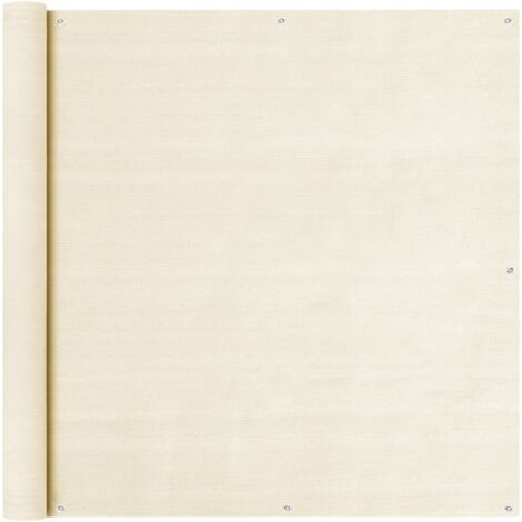 Écran de balcon - brise vue pour balcon crème 120x300 cm pehd pwfn46816 DS1576 DESIGN IN (1/5)