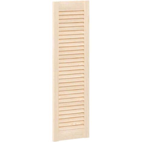 Porte d'armoire à persiennes，Porte d'entrée 99x29,5 cm bois de pin massif CFW91510