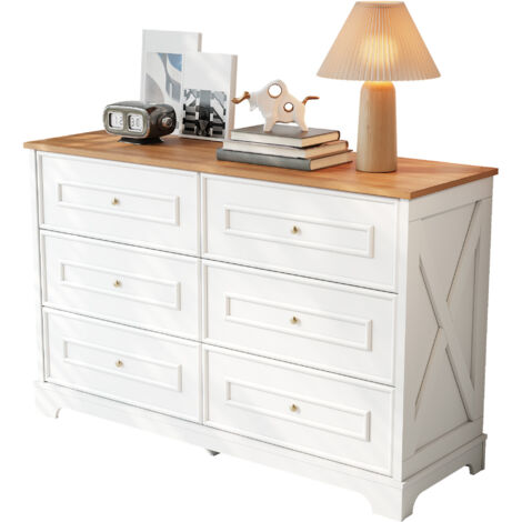 Buffet  Meuble de Rangement  Bahut Blanc MDF 120x40x76 cm (1/5)