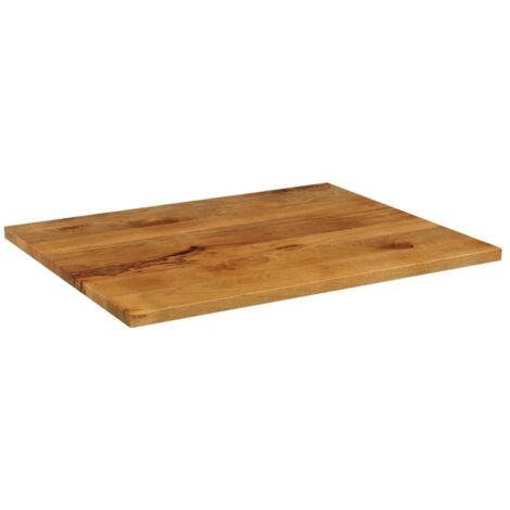 Dessus de table,Plateau de table,Dessus de bureau 90x80x3,8 cm rectangulaire bois massif manguier CFW24713 (1/5)
