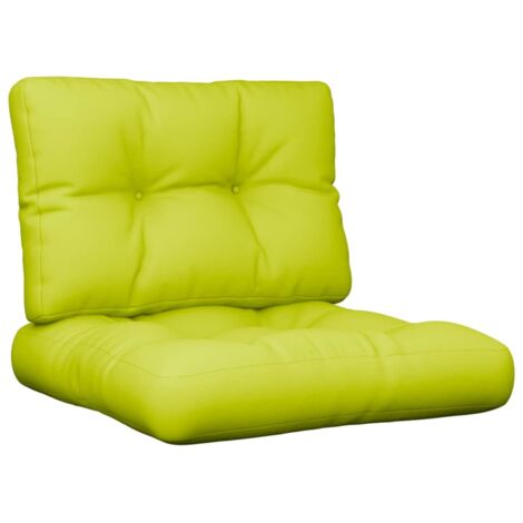 Coussins de palette lot de 2,Coussins d'extérieur vert vif tissu CFW877410 (1/5)