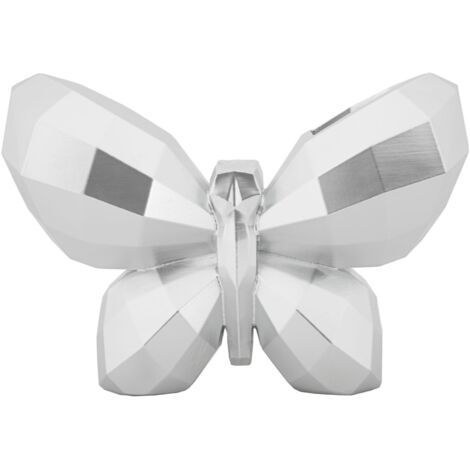 Vase papillon argenté 22,5 x 8 x 15 cm (1/5)