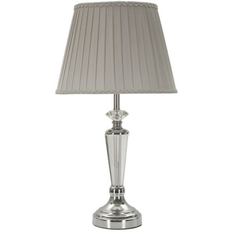 Lampe de table argentée Cm Ø 30X56 (1/5)
