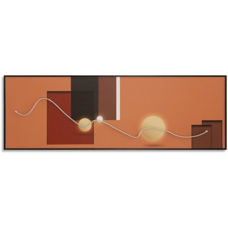 Impression sur toile avec LED, abstrait, 150 x 3,5 x 50 cm (1/5)