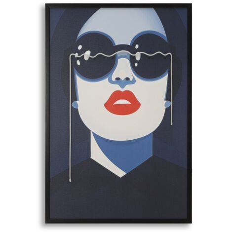 Impression sur toile avec LED Cecille Cm 80X4X120 (1/5)