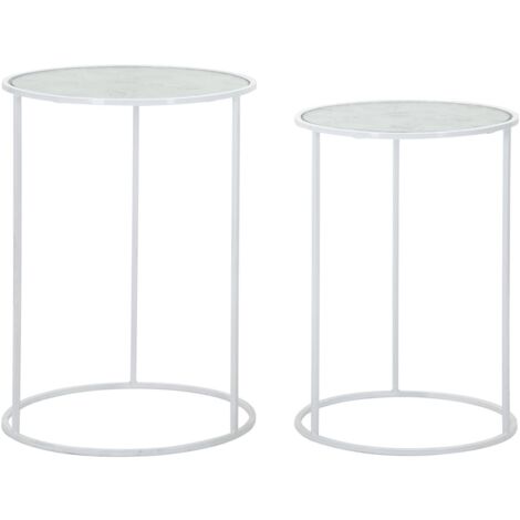 Table White Harts Coppia Cm Ø 43X60-38X55 (1/5)