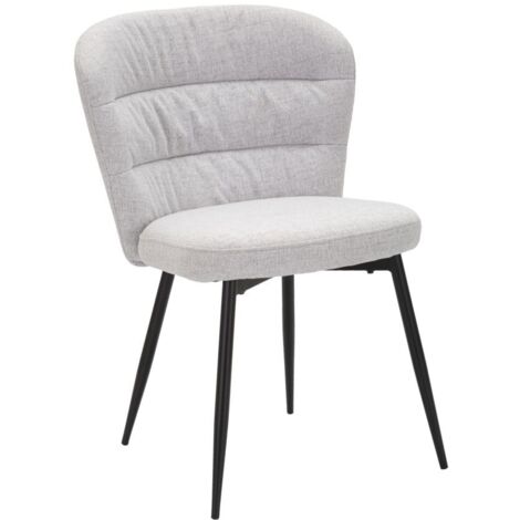 Chaise Losanna Grise Ensemble 2 Pièces Cm 58X60,5X85 (1/5)