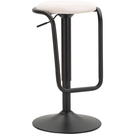 Tabouret de bar avec rehausseur Destiny Blanc Cm Ø 41X61-83 (1/5)