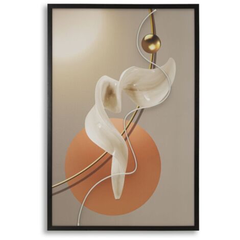 Impression sur toile avec LED Abstrait -A- Cm 80X4X120 (1/5)