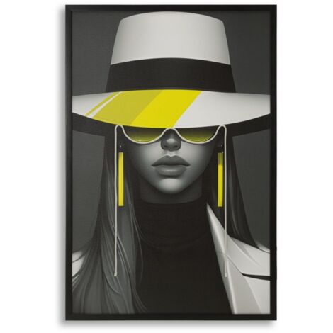 Impression sur toile avec LED Margot Cm 80X4X120 (1/5)