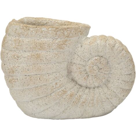 Vase en sable et coquillages -A- 33 x 19 x 23 cm (Trou Ø 13 cm) (1/5)