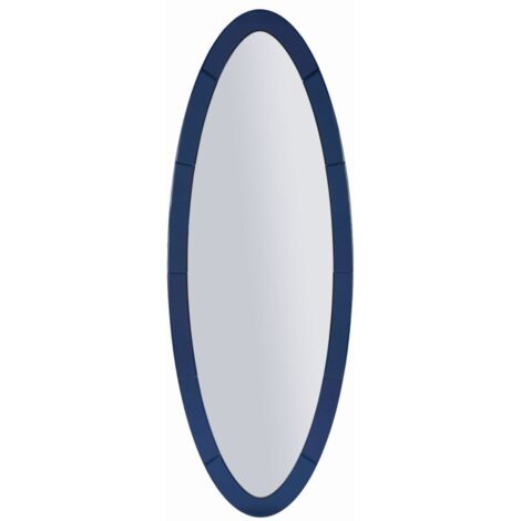 Miroir mural bleu Oslo 55 x 2 x 150 cm (Dimensions intérieures du miroir : 42,5 x 137,5 cm) (1/5)