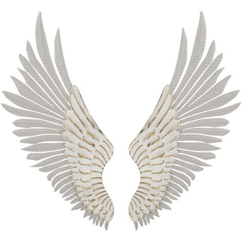 Ensemble de 2 panneaux muraux Natural Wings, 43,8 x 2,5 x 104 cm (1/5)