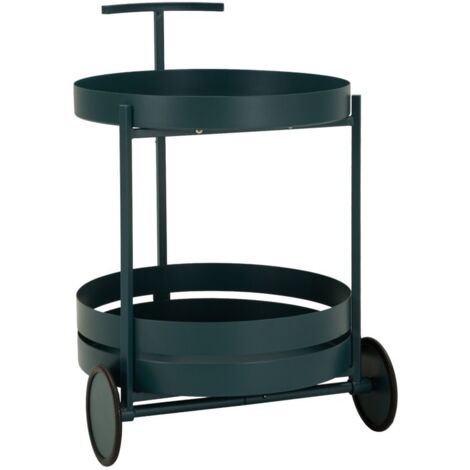 Chariot de bar Saturn Dove Teal Cm 40X49,5X61 (1/5)