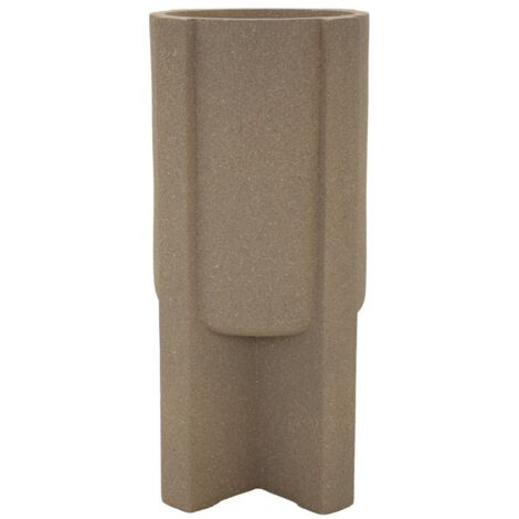 Support de vase d'extérieur Moai Cm Ø 39X80,5 (Trou Cm Ø 30) (1/5)