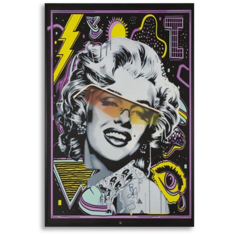 Impression sur toile avec LED Marilin Cm 60X3,5X90 (Application acrylique 3D) (1/5)