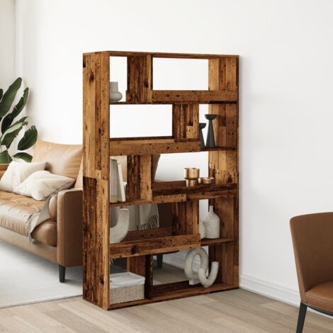 Bibliothèque, Cloison de séparation, Séparateur de pièce vieux bois bois d'ingénierie FR729841 Maison Chic (1/5)