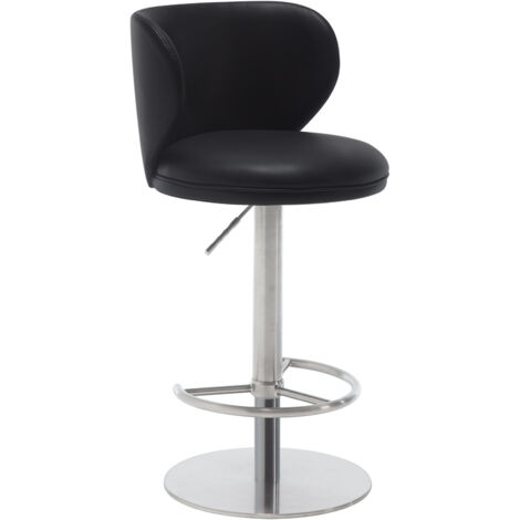 Tabourets de bar Chaise de bar Tabouret Haut Noir Acier 52.5x52.5x116cm (1/5)
