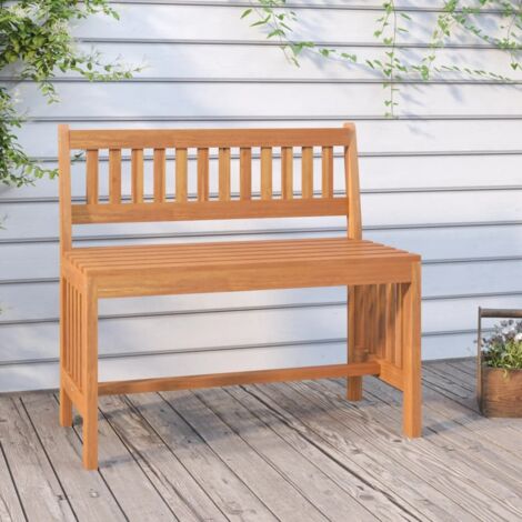 Banc de jardin  Banc d'extérieur Banquette 80 cm bois massif d'eucalyptus 54648 (1/5)